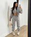 Women's Casual Three Piece Tracksuit Set