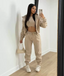Women's Casual Three Piece Tracksuit Set