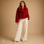 Women's Chic Soft Faux Fur Wide Collar Jacket
