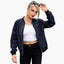 Women’s Classic Zippered Bomber Jacket