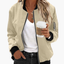 Women’s Classic Zippered Bomber Jacket