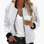 Women’s Classic Zippered Bomber Jacket