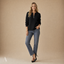 Women's Classic Cable-Texture Half-Zip Long-Sleeve Pullover Sweater