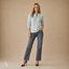 Women's Classic Cable-Texture Half-Zip Long-Sleeve Pullover Sweater