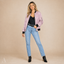 Women's Classic Full-Zip Ribbed-Cuff Relaxed Bomber Jacket