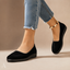 Women's Classic Round-Toe with Textured Sole Slip-On Flats
