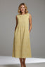 Women's Classic Round Neck Sleeveless Midi Dress
