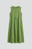 Women's Classic Round Neck Sleeveless Midi Dress