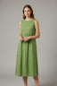 Women's Classic Round Neck Sleeveless Midi Dress