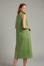 Women's Classic Round Neck Sleeveless Midi Dress