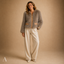 Women’s Cozy Buttoned Winter Faux Fur Jacket