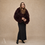 Women’s Cropped Chic Plush Burgundy Jacket