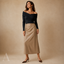 Women's Draped Off Shoulder Wrap Long Sleeve Slim Fit Blouse