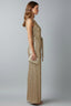 Women's Elegant Sequin Belted Wide Leg Jumpsuit