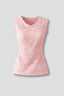 Women’s Elegant Sleeveless Embellished Floral Blouse