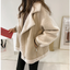 Women's Classic Faux Shearling Fleece Lined Lapel Jacket