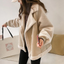 Women's Classic Faux Shearling Fleece Lined Lapel Jacket