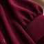 Women's High-Neck with Cuffs Pleated-Front Long Puff-Sleeve Blouse