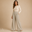 Women's High-Waist Front Pleat Wide-Leg Full-Length Trousers