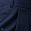 Women's High-Waist Pleated with Side Pockets Tapered Trousers