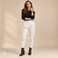 Women's High-Waist Pleated with Side Pockets Tapered Trousers