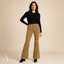 Women's High-Waist with Slim Fit Through Thigh Flared Trousers