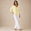 Women's Hooded Button-Front Long-Sleeve Relaxed Cardigan