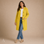 Women's Longline Hooded with Patch Pockets Button-Front Cardigan