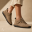 Women's Low-Top Elastic-Lace Hook-and-Loop Strap Casual Sneakers