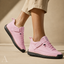 Women's Low-Top Elastic-Lace Hook-and-Loop Strap Casual Sneakers