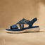 Women's Open-Toe Woven Multi-Strap Slingback Sport Sandals