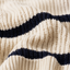 Women's Oversized Drop-Shoulder Striped Crew-Neck Pullover Sweater