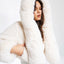 Women's Cropped Hooded Faux Fur Jacket