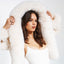 Women's Cropped Hooded Faux Fur Jacket