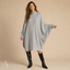 Women's Oversized Roll-Neck Batwing-Sleeve Relaxed Sweater Dress