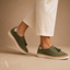 Women's Perforated Tassel with Thick Stitched Sole Slip-On Loafers