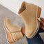 Women's Platform with Side-Zip Closure Wedge Ankle Boots