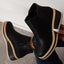 Women's Platform with Side-Zip Closure Wedge Ankle Boots