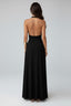 Women's Prom Deep V-Neck Halter Slit Maxi Dress