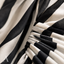 Women's Prom Striped One Shoulder Slit Maxi Dress