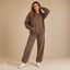 Women's Pullover Hoodie and Cuffed Jogger Trousers Two-Piece Set