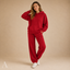 Women's Pullover Hoodie and Cuffed Jogger Trousers Two-Piece Set