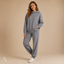 Women's Pullover Hoodie and Cuffed Jogger Trousers Two-Piece Set