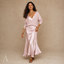 Women's Relaxed V-Neck Sweater and Flowy Maxi Skirt Two-Piece Set