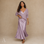 Women's Relaxed V-Neck Sweater and Flowy Maxi Skirt Two-Piece Set