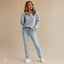 Women's Ribbed Quarter-Zip Stand-Collar Long-Sleeve Pullover Sweater