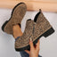 Women's Side-Zip with Low Block Heel and Chunky Lug Sole Ankle Boots