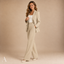 Women's Single-Breasted Blazer and Wide-Leg Trousers Two-Piece Suit Set