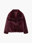 Women's Chic Soft Faux Fur Wide Collar Jacket