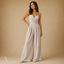 Women's Spaghetti Strap Pleated Wide Leg Jumpsuit